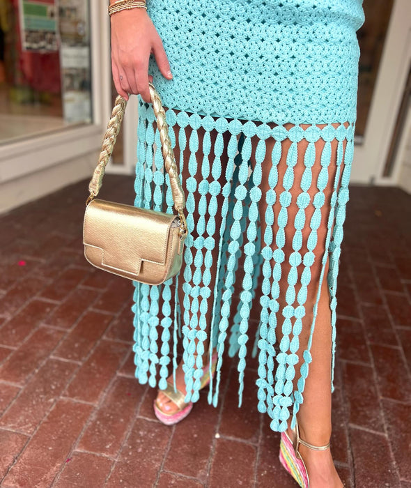 Fringe Crochet Midi