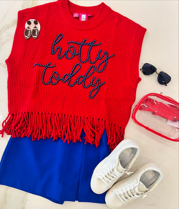 Fringe Ole Miss Sweater Vest