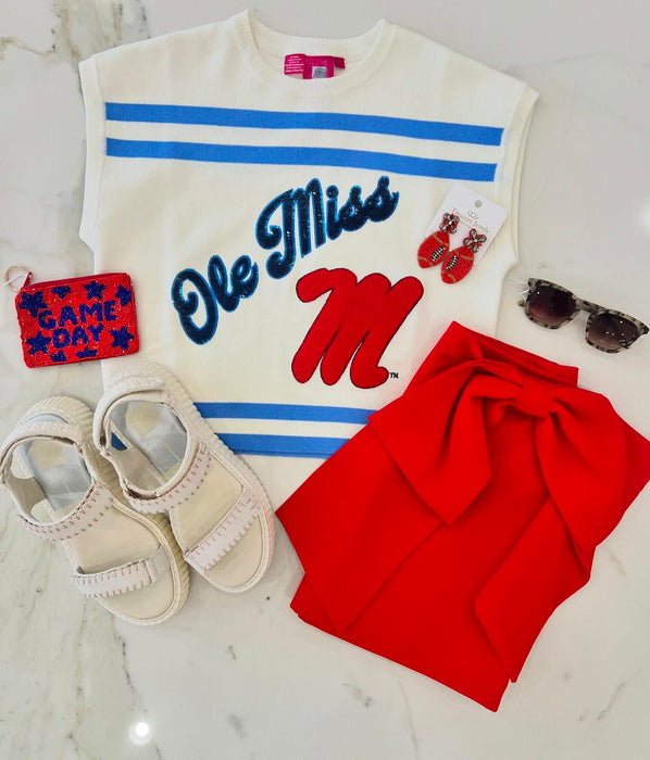 Ole Miss Stripe Top