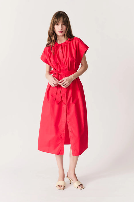 Belted Button Down Maxi