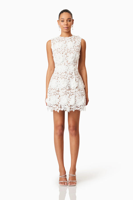 Daffodil Lace Mini Dress