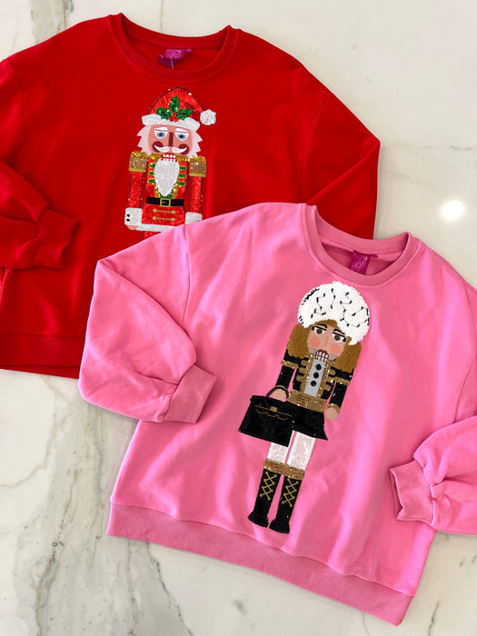 Shopping Nutcracker Sweatshirt