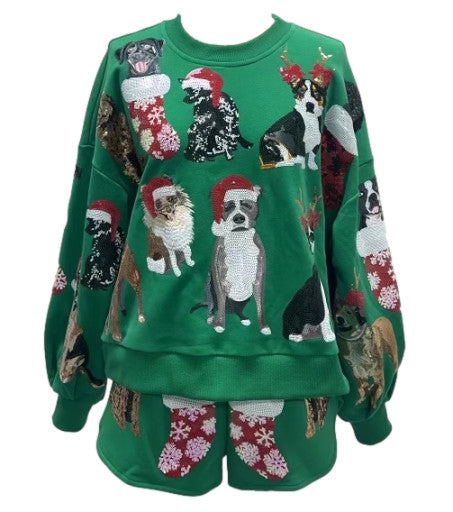 Christmas Puppies Sweatshirt